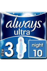 ALWAYS Ultra night hügieeniside 10pcs