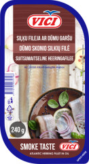 VICI Siļķes fileja kūpināta 240g/190g 0,24kg