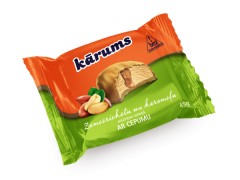 KARUMS Curd snack peanuts and caramel with biscuit 45g