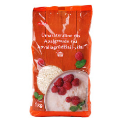 RIMI Apvaliagrūdžiai ryžiai RIMI, 1kg 1kg