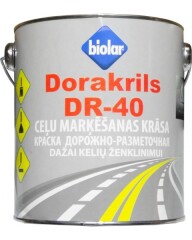 BIOLAR Kelio ženklinimo dažai Dorakrils 2,7l