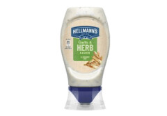 HELLMANN'S Padažas, HELLMANNS, GARLIC&HERB, 250ml