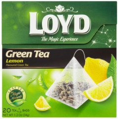 LOYD Green Tea with Lemon & Lemongrass 20ptb 20pcs