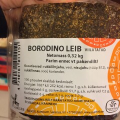 SAARE LEIB Borodino leib 0,32kg