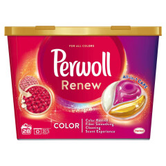 PERWOLL Skatbiamosios kapsules PERWOLL RENEW COLOR 28pcs