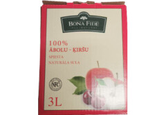 BONA FIDE Apple-cherry juice, 100% 3l