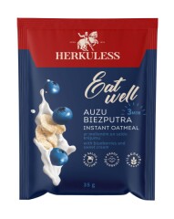 HERKULESS Instant oatmeal with blueberry pieces and sweet cream 0,035kg