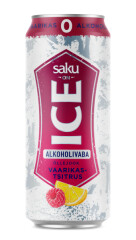 SAKU On Ice Alkoholivaba Vaarikas-Tsitrus purk 0,5l