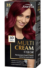 JOANNA Juuksevärv multi cream color 35 cherry red 1pcs