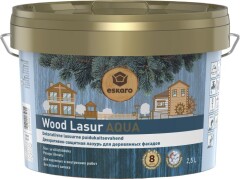 ESKARO Dekoratiivne puidukaitsevahend Wood Lasur Aqua Eskaro 2.7L värvitu 2,7l