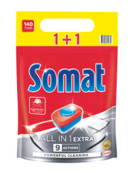 SOMAT All in One Extra 70+70 tabs 1pcs