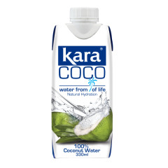 KARA Kara 100% kookosvesi 330ml