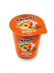 KARUMS Yog. dessert peach 95g