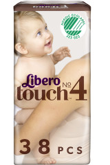 LIBERO Touch 4 püksmähe 7-11 kg 38pcs