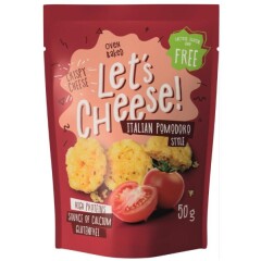 LET'S CHEESE Italian Tomato Flavoured Oven-baked Hard Cheese 50g