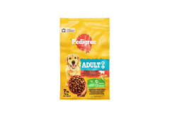 PEDIGREE Sausa barība pieaugušiem suņiem Liellopu gaļa ar dārzeņiem 7kg