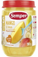 SEMPER Biezenis Mango un banānu 190g
