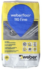 WEBER Põranda isetasanduv segu 110 fine Weber 20kg/3-40mm 1pcs