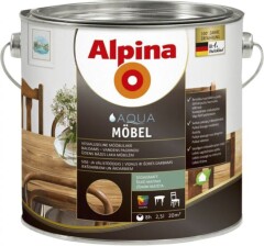 ALPINA AQUA FURNITURE SM XB  SIDMATT MOOBLILAKK 2,5l