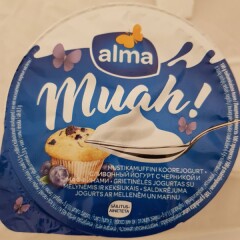 ALMA MUAH! Koorejogurt mustikate ja muffinitega 380g