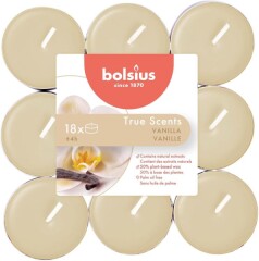 BOLSIUS Kvapnios skridininės žvakės, 18 vnt. 18pcs
