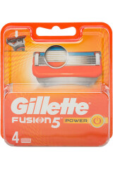GILLETTE Kasetes skuvekļiem Fusion Power 4pcs