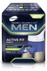 TENA MEN Active Plus M inkontinents h/side messtele 9pcs