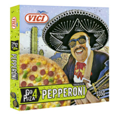 VICI Pizza Pepperoni, Go 4 pizza 335g