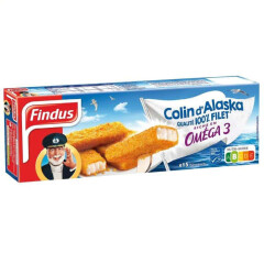 FINDUS Zivju pirkstiņu no filejas 420g