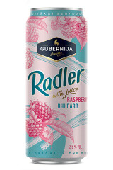 GUBERNIJA Radler Raspberry-Rhubarb 2,5% 500ml