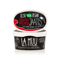 LA MUU Chocolate-hazelnutcream ice cream, Organic , VEGAN, 400 g 400g