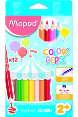 JUMBO Spalvoti pieštukai maped colorpeps 1pcs