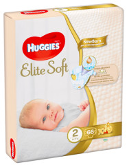 HUGGIES Autinb.huggies Elite soft s2 4-6 kg 66pcs