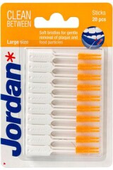 JORDAN Toothpicks with rubber bristles 20pcs