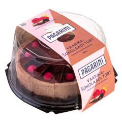 PAGARINI Vaarika-šokolaadi tort 700g
