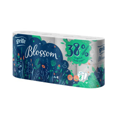 GRITE Tualettpaber 3 kihiline Blossom 8pcs