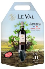 LE VAL Cabernet Sauvignon IGP Pays d'Oc pouch 150cl