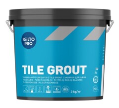 KIILTO Plytelių siūlių glaistas KIILTO LATTIASAUMALAASTI, 10 baltos sp., 3 kg 3kg