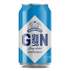 SINEBRYCHOFF Gin Long Drink Grapefruit 5,5%, purk 330ml