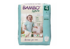 BAMBO Sauskelnės-kelnaitės BAMBO NATURE PANTS 4 (7-14kg) 20pcs