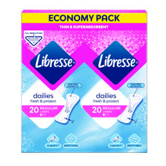 LIBRESSE Higienin.įklotai LIBRESSE NORMAL,40vnt 40pcs