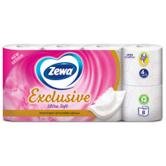 ZEWA WC paber Excl. Ultra Soft 4kih. 8pcs