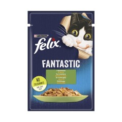 PURINA FELIX Konservi kaķiem ar truša gaļu želejā 85g