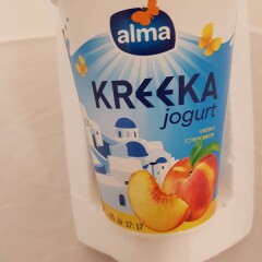 ALMA Graikiškas jogurtas su persikais ,370g 370g