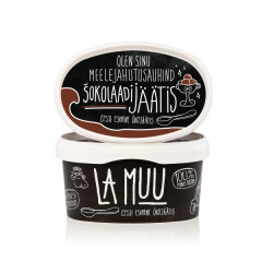 LA MUU Chocolate Ice Cream, Organic, 400g 400g