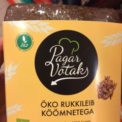 PAGAR VÕTAKS ÖKO Rukkileib köömnetega 430g