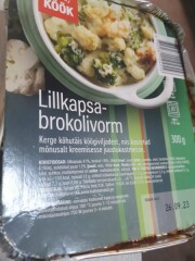 SELVERI KÖÖK Lillkapsa brokkolivorm 300g