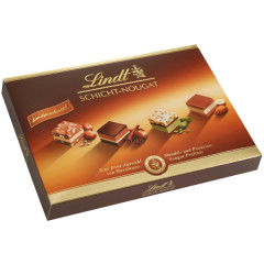 LINDT "Schicht-Nougat" Pralines 125g