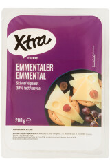X-TRA Emmentali juust, 30% rasva 200g