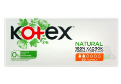 KOTEX Pesukaitsmed 100% Cotton Normal 20pcs
